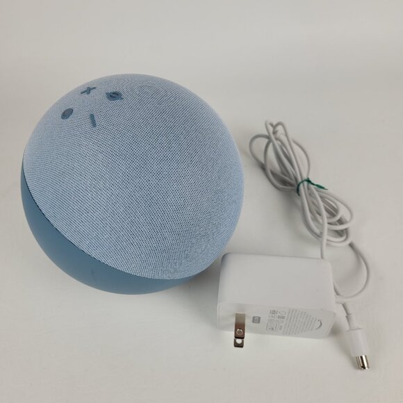 AMAZON Echo Dot Smart Speaker 4th Generation Twilight Blue L4S3RE ~ Preowned - Picture 6 of 7